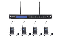 Karma Microfone Cabeça s/ Fios (4 unid) + Receptor UHF Karma Microfone Cabeça s/ Fios (4 unid) + Receptor UHF